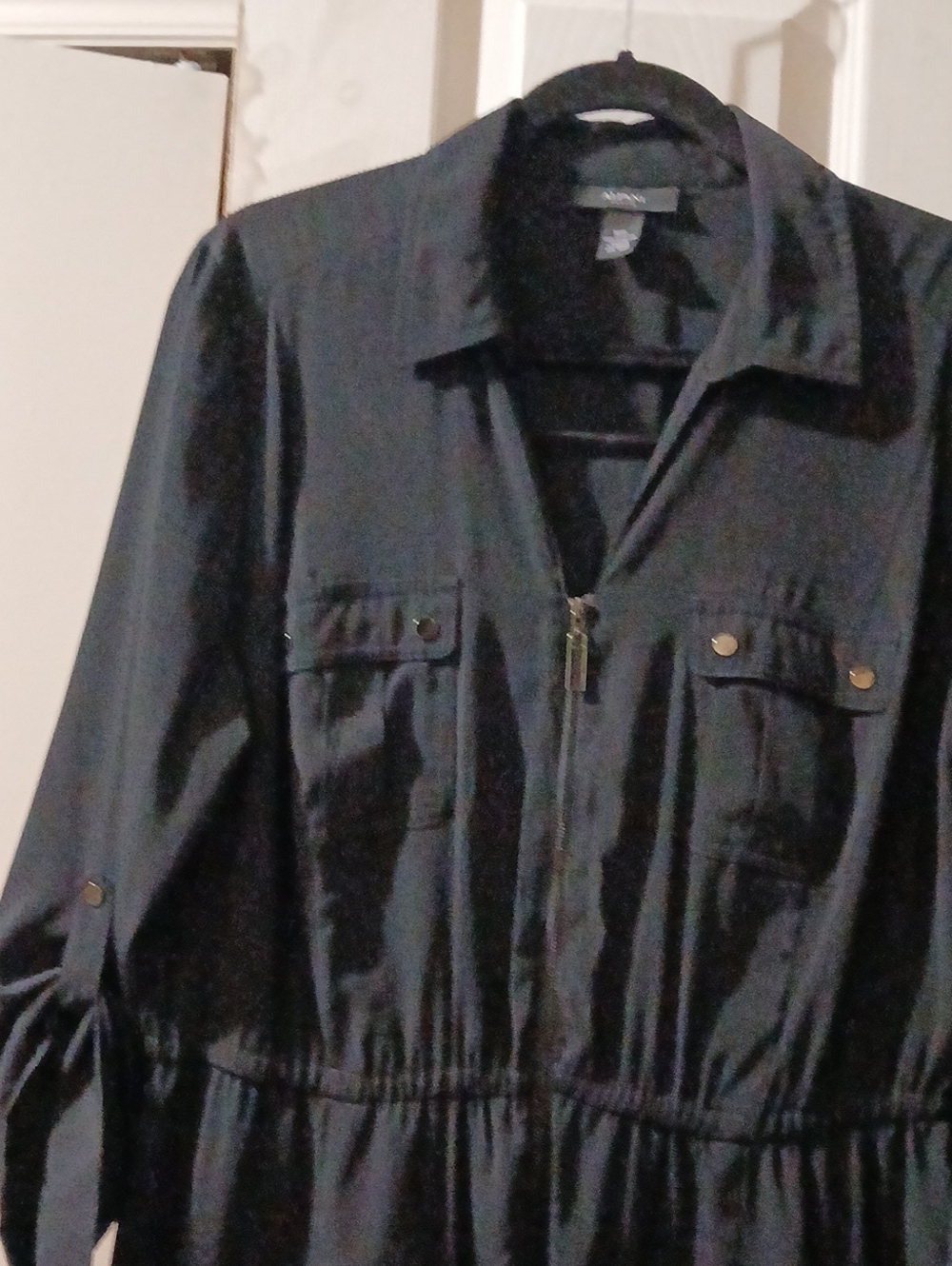 Black Women's Long Jacket Coat - Unbranded